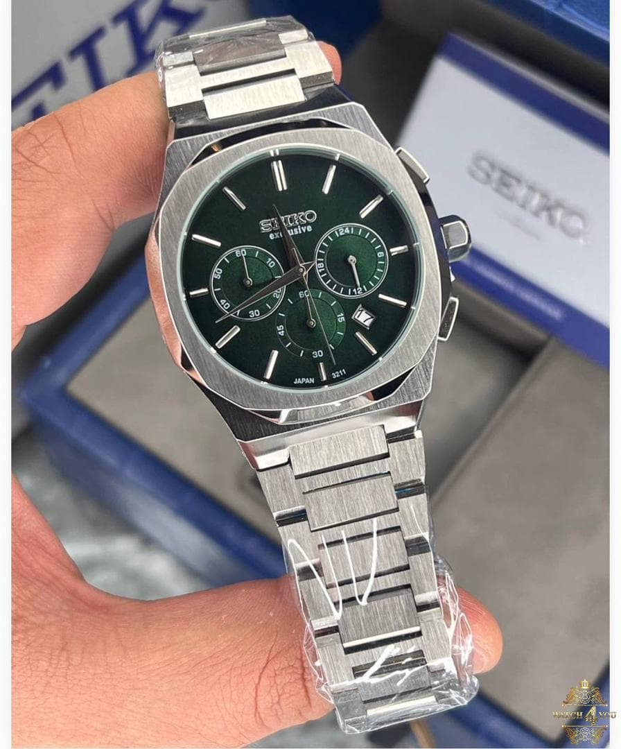 ساعت مچی مردانه سه موتوره سیکو seiko exclusive — تصویر ۹