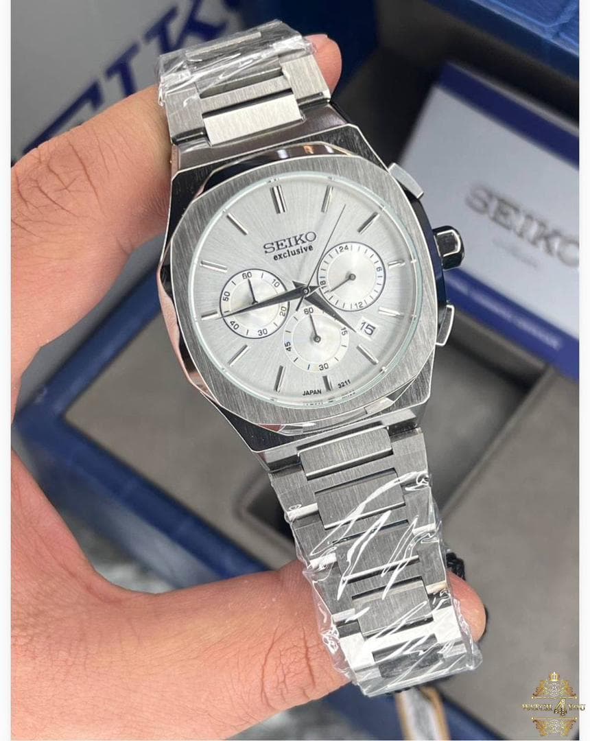 ساعت مچی مردانه سه موتوره سیکو seiko exclusive — تصویر ۱۲