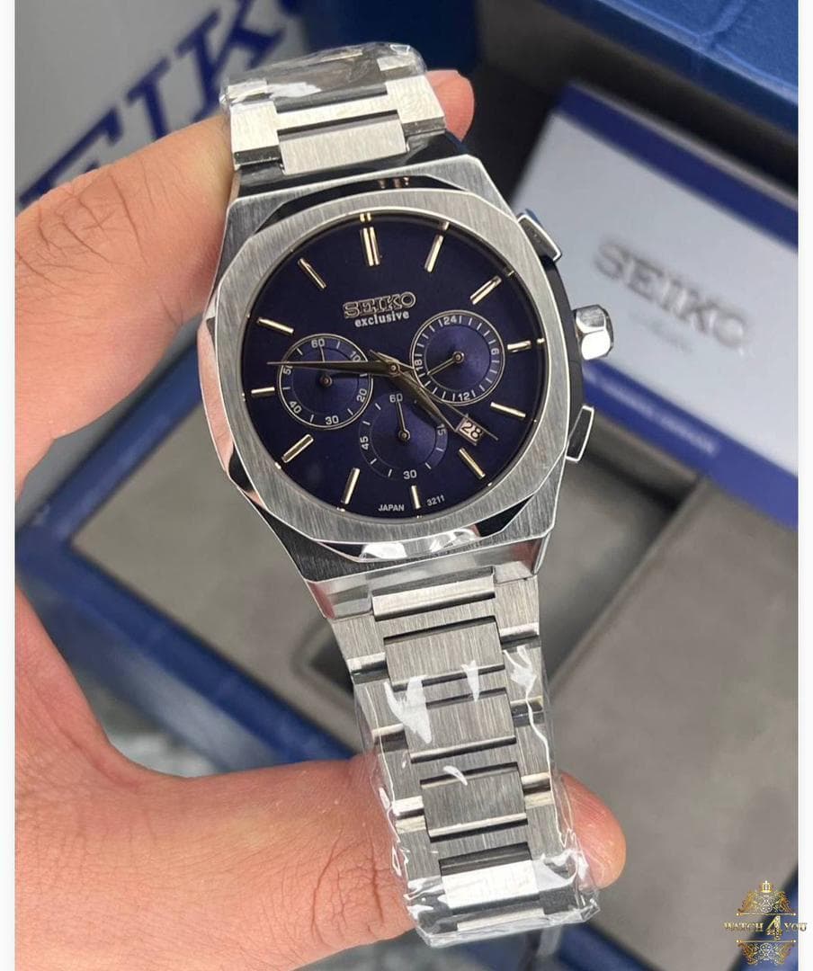 ساعت مچی مردانه سه موتوره سیکو seiko exclusive — تصویر ۱۰