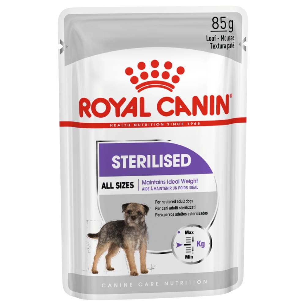 پوچ سگ رویال کنین مدل Sterilised طعم مرغ ۸۵ گرم