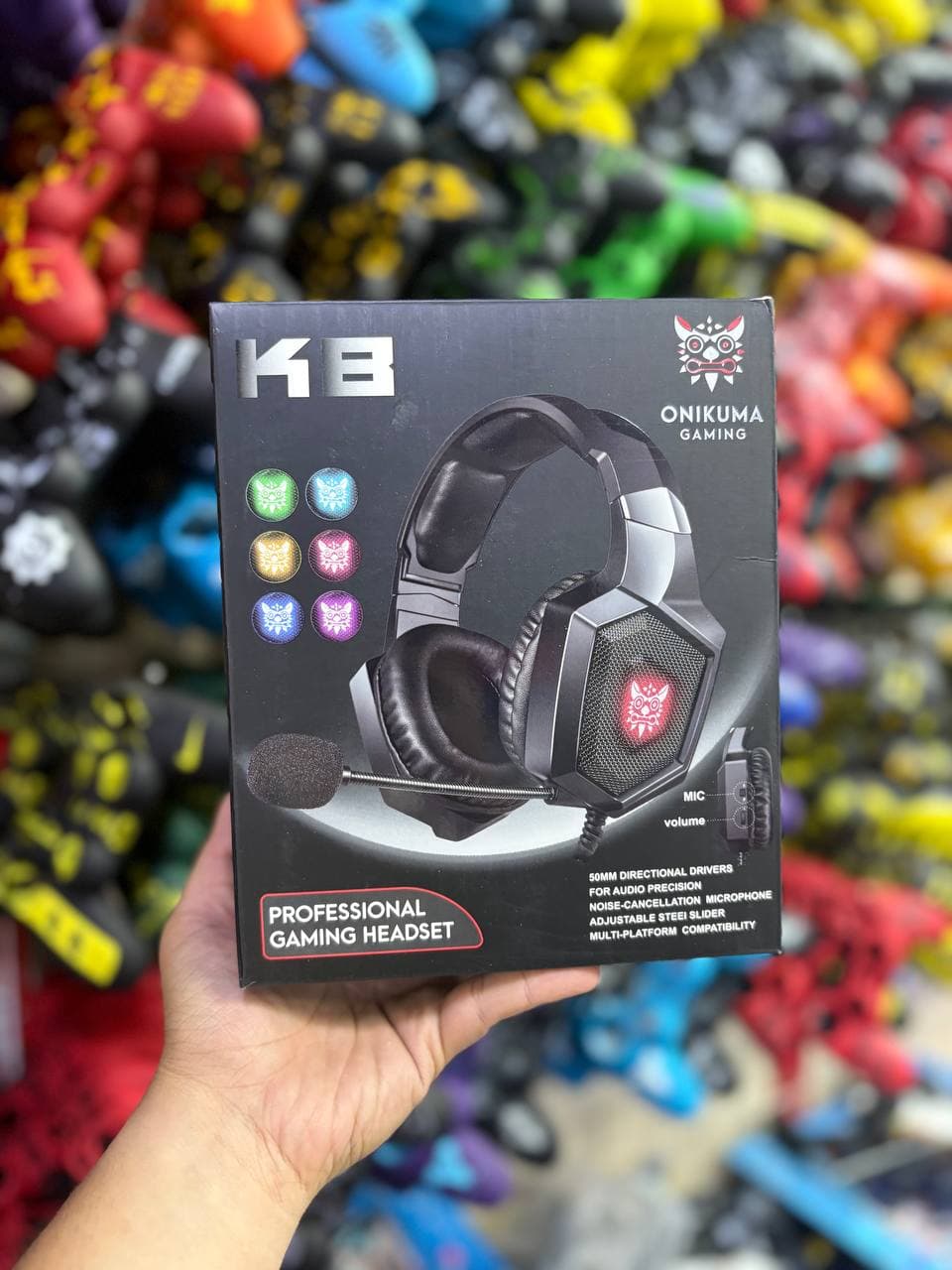 هدست گیمینگ فول RGB اونیکوما onikuma k8