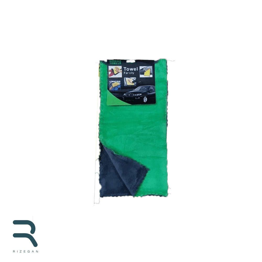 حوله مایکروفایبر مخصوص خودرو دستمال میکروفایبر دور لیزری Towel Far City — تصویر ۴