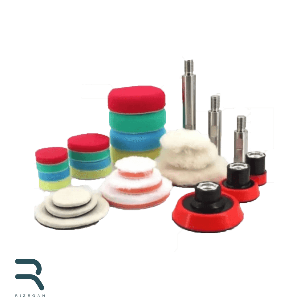 پک27 عددی صفحه پلیت و شفت میله پد تبدیل دستگاه پولیش روتاری Pack plate and rod shaft rotary polishing machine conversion pad