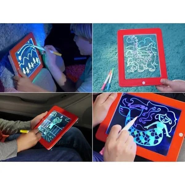بازی آموزشی رنگ آمیزی مدل تخته نقاشی magic pad مجموعه 6 عددی — تصویر ۸