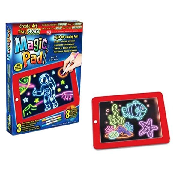 بازی آموزشی رنگ آمیزی مدل تخته نقاشی magic pad مجموعه 6 عددی — تصویر ۵