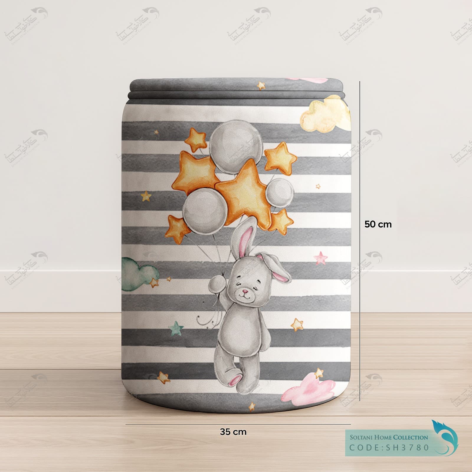 باکس وسایل درب دار طرح خرگوش کد SH3780