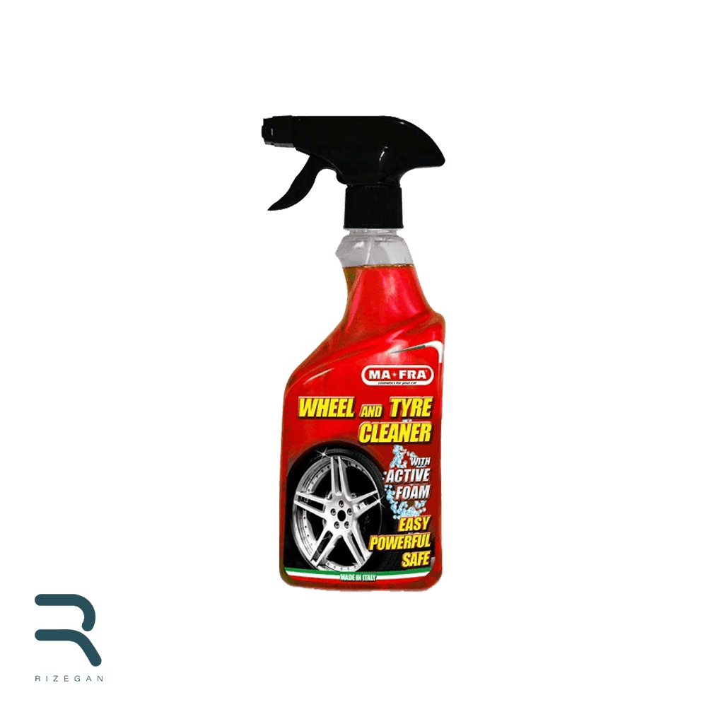 اسپری مایع رینگ شوی و لاستیک مفرا Mafra Wheel & Tire Cleaner — تصویر ۲