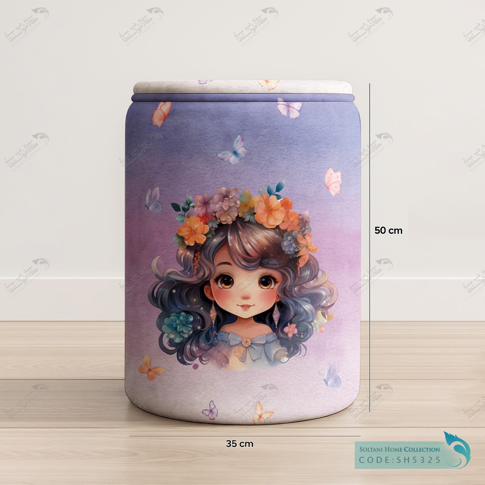باکس وسایل درب دار طرح فرشته خانم کد SH5325