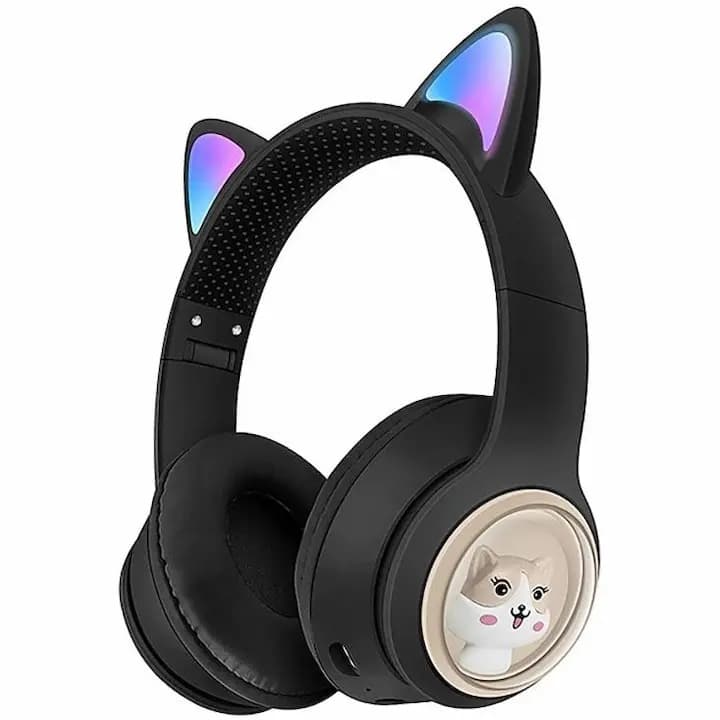 هدفون بی سیم طرح گربه مدل AKZ-01 — تصویر ۹