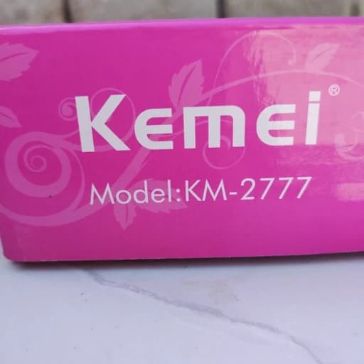 بندانداز برقی شارژی کیمی مدل KM 2777 مخصوص صورت و بدن بانوان — تصویر ۴