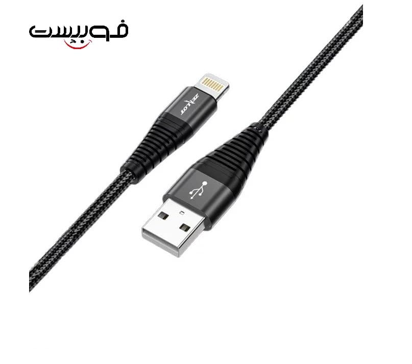 کابل تبدیل USB به لایتنینگ زیلوت مدل C03i طول 1متر فست شارژ — تصویر ۳