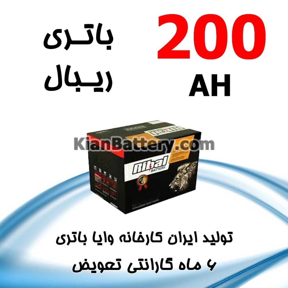 باتری 200 آمپر ریبال — تصویر ۲