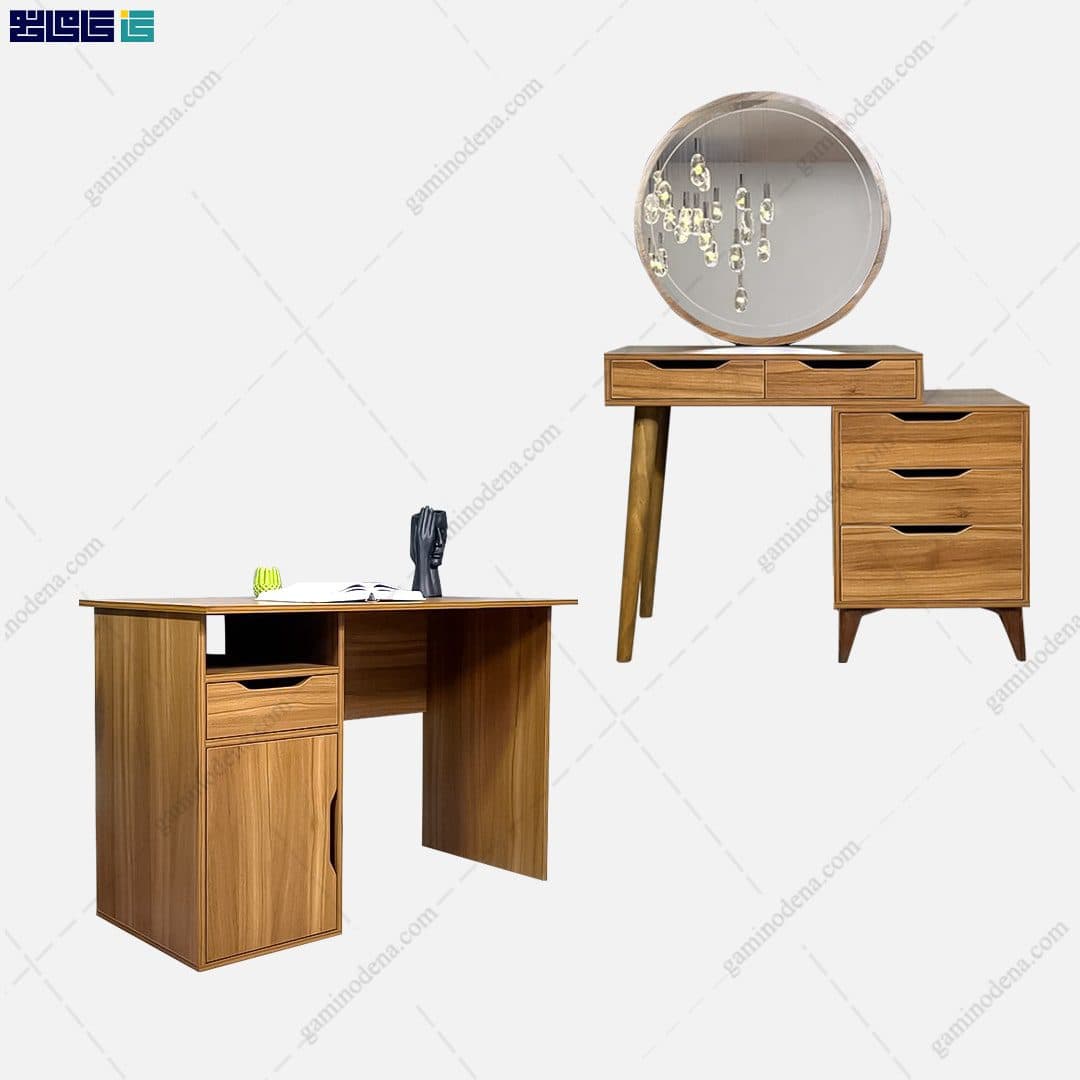 ست میز تحریر و میز آرایش اسپرت تک