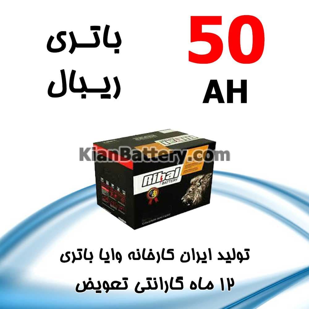 باتری 50 آمپر ریبال — تصویر ۲