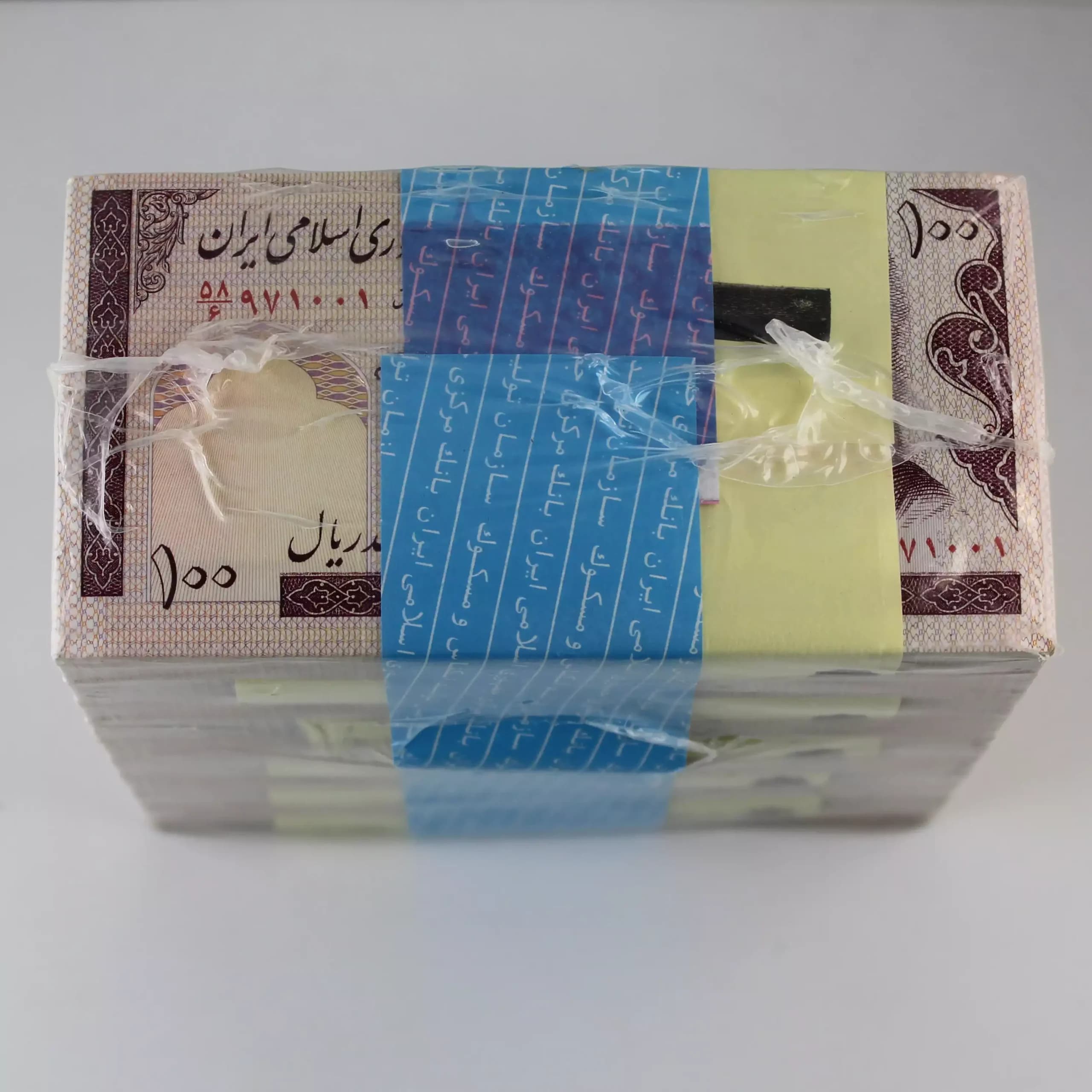 یک باکس اسکناس 10 تومانی مدرس جمهوری اسلامی – 10 بسته بانکی – 971001