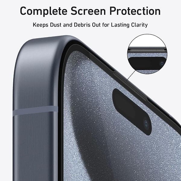 گلس فیلتردار گوشی آیفون iPhone 17 Pro Max مدل Dustproof — تصویر ۳