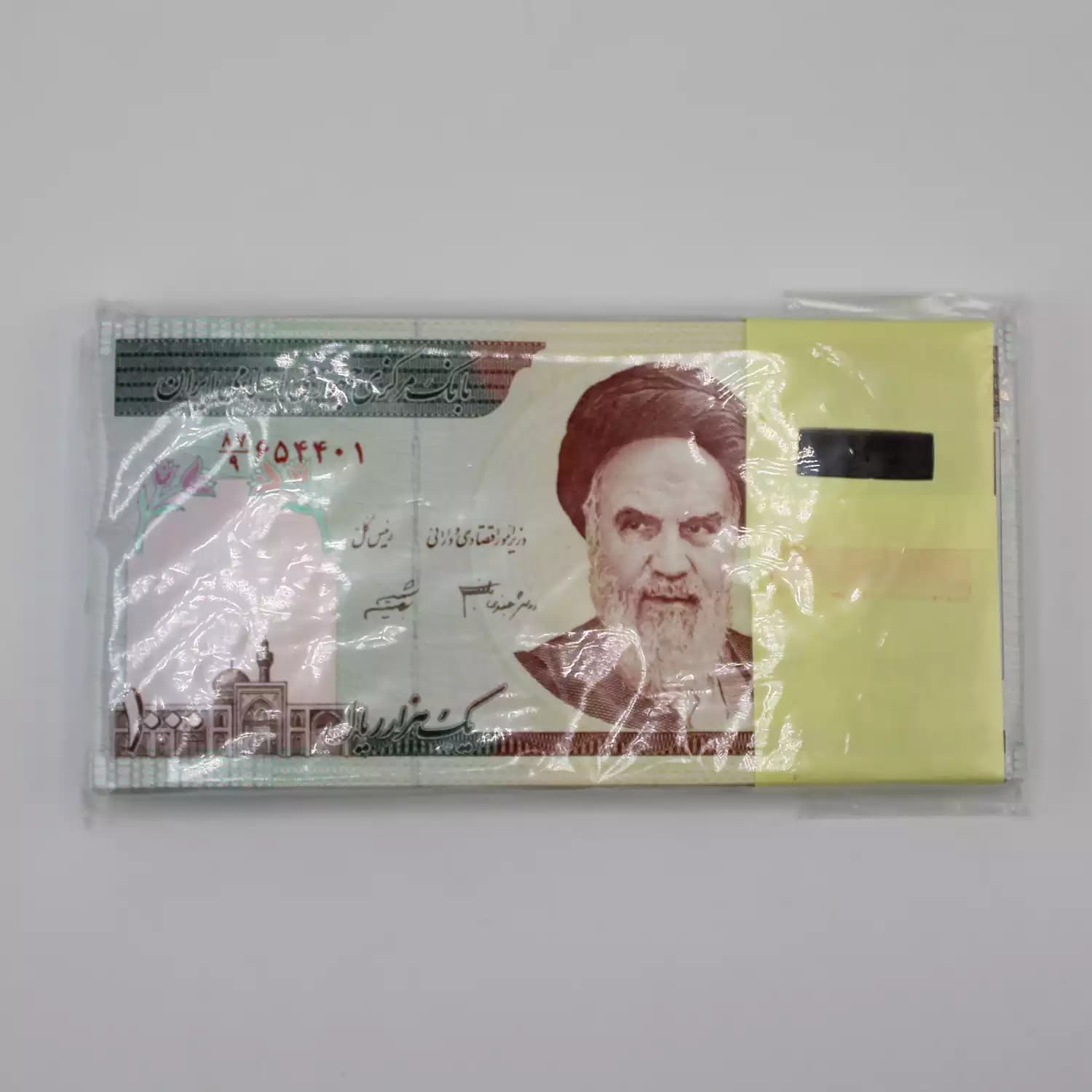 اسکناس 100 تومانی جمهوری اسلامی – یک عدد بسته نو بانکی – 654401 — تصویر ۲