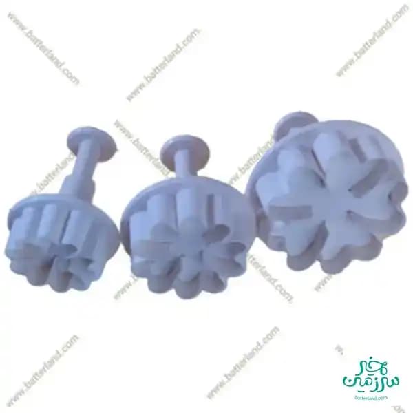 قالب فشاری گل قلبی 3 عددی