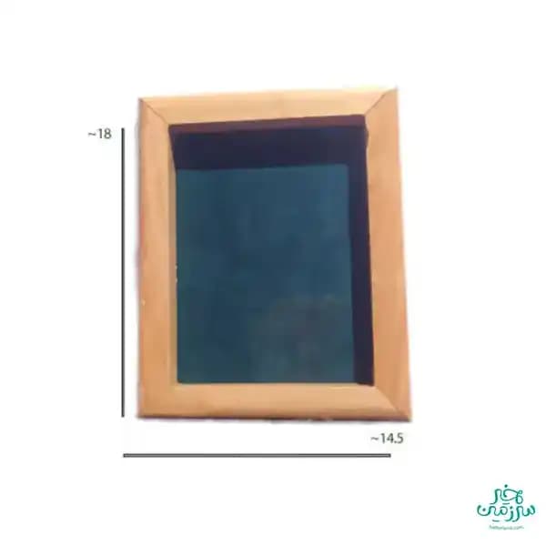 قاب چوبی سبز کد401