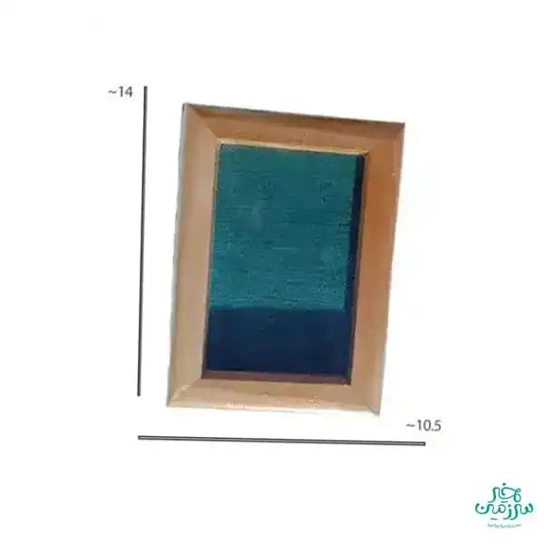 قاب چوبی کوچک سبز کد409