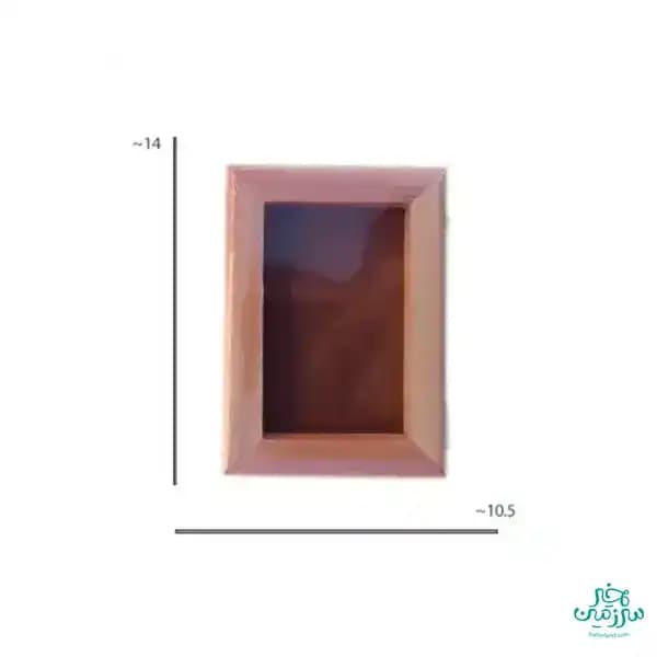 قاب چوبی کوچک قهوه ای کد411