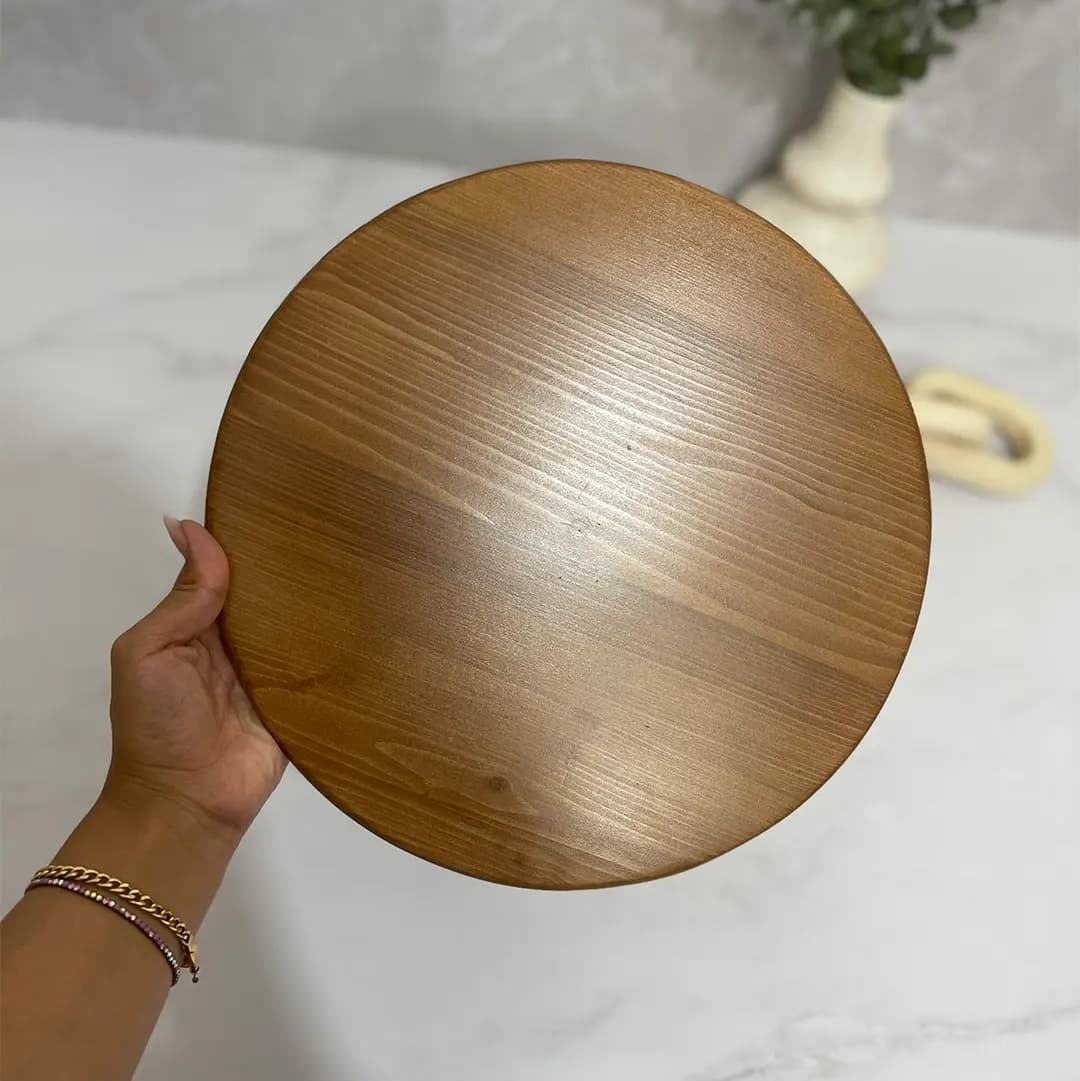 پایه کیک چوبی — تصویر ۶