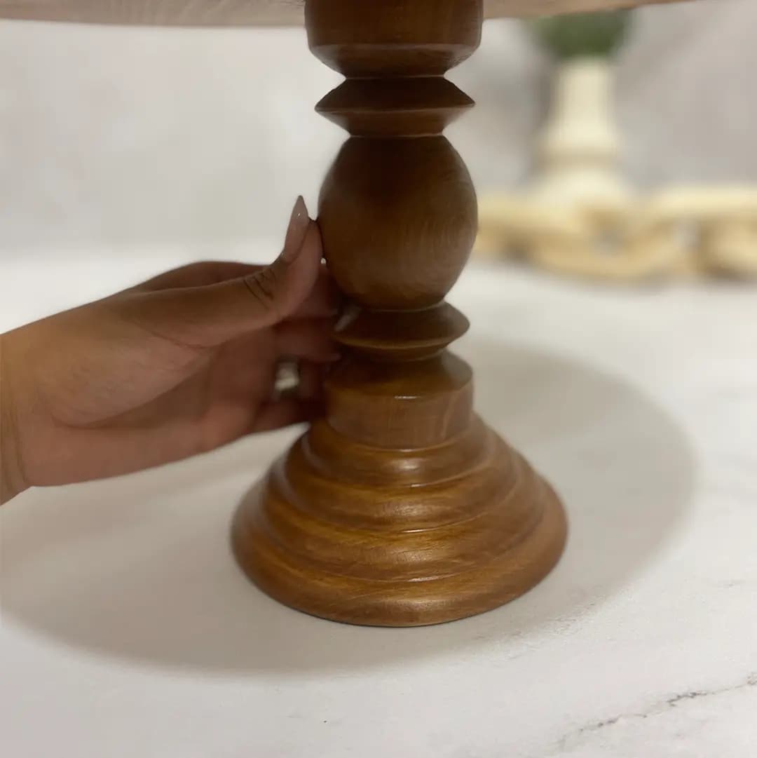 پایه کیک چوبی — تصویر ۵