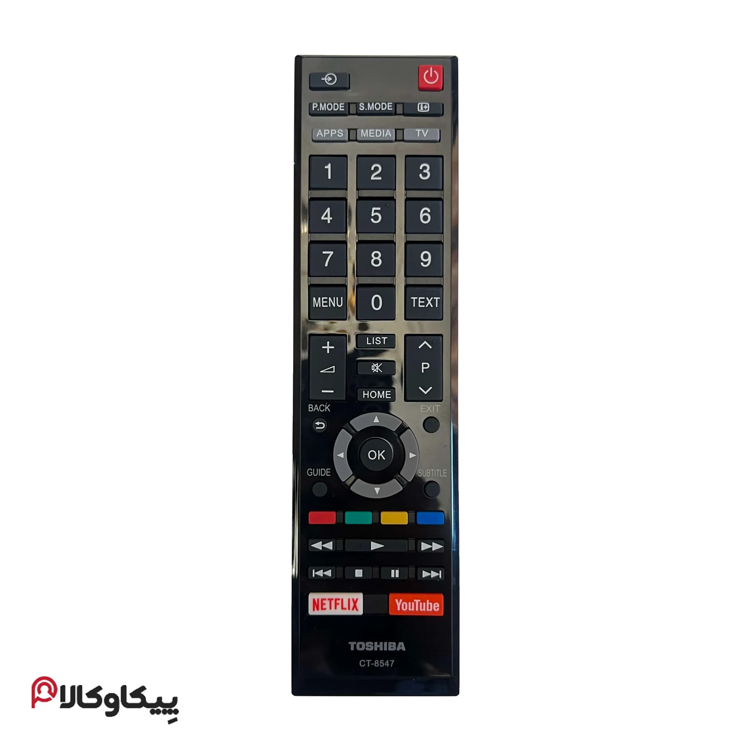 کنترل تلویزیون توشیبا TOSHIBA 890 نت دار اورجینال — تصویر ۲