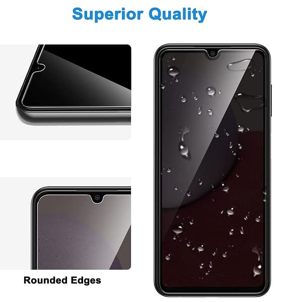 Privacy Full Glass Screen Protector For Samsung Galaxy A06 — تصویر ۲