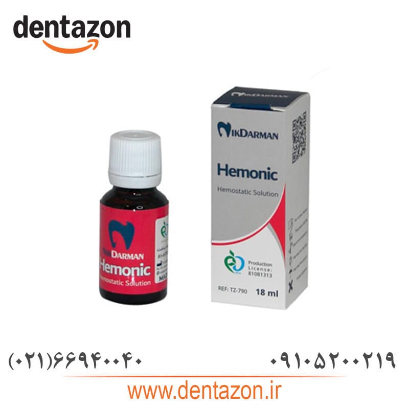 محلول خونبند نیک درمان / Hemonic 25%