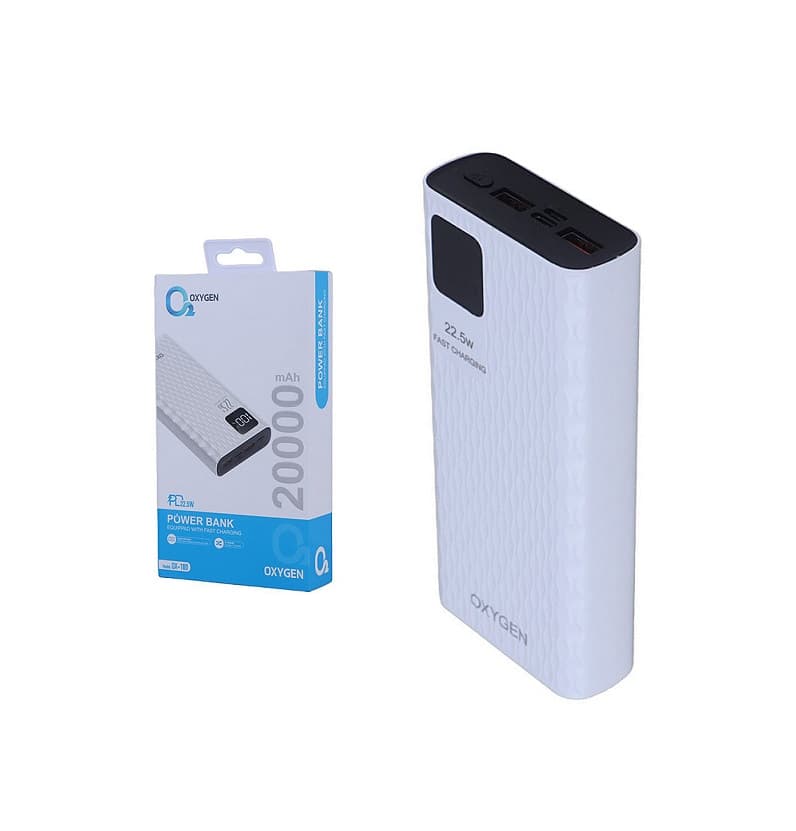 پاور بانک فست اکسیژن OXYGEN OX-180 20000mAh 22.5W