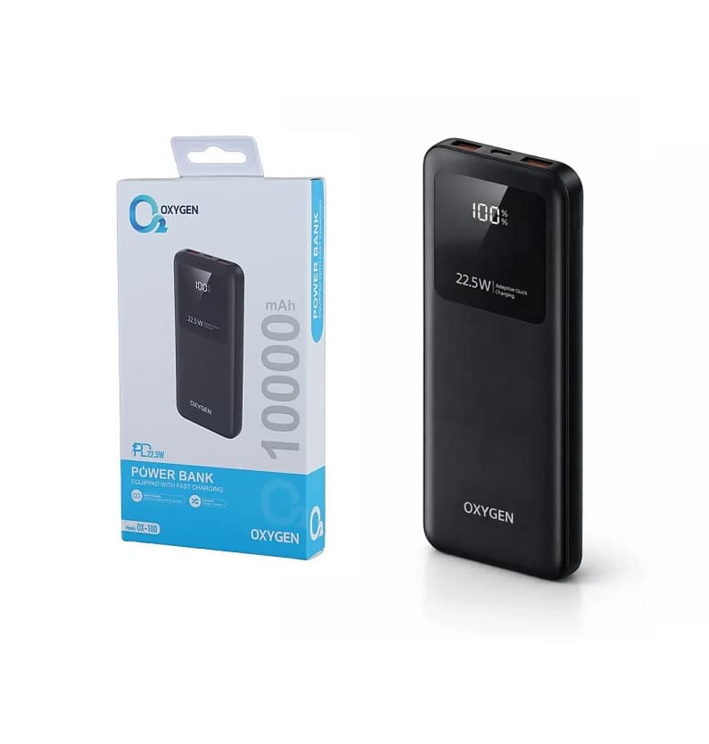 پاور بانک فست اکسیژن OXYGEN OX-100 10000mAh 22.5W
