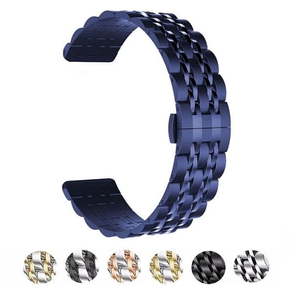 بند فلزی 20mm ساعت هوشمند طرح استیل 7Bead