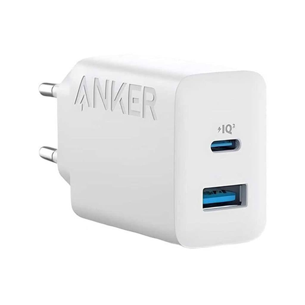 آداپتور شارژر 2 پورت 2پین یک پورت PD انکر مدل ANKER A2348L11 20w EU plug — تصویر ۳