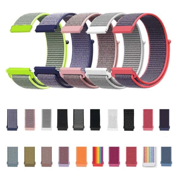 بند چسبی 22mm ساعت هوشمند مدل Nylon Loop