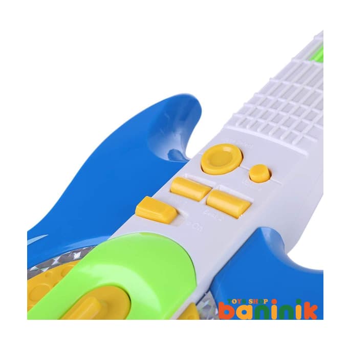 ست گیتار و میکروفن پایه دار راک استار آبی — تصویر ۳