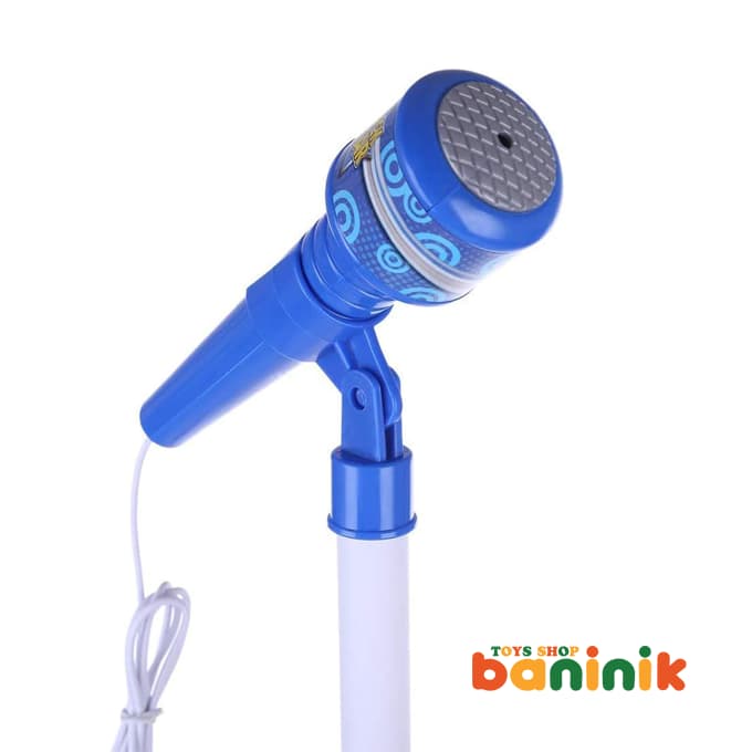 ست گیتار و میکروفن پایه دار راک استار آبی — تصویر ۲