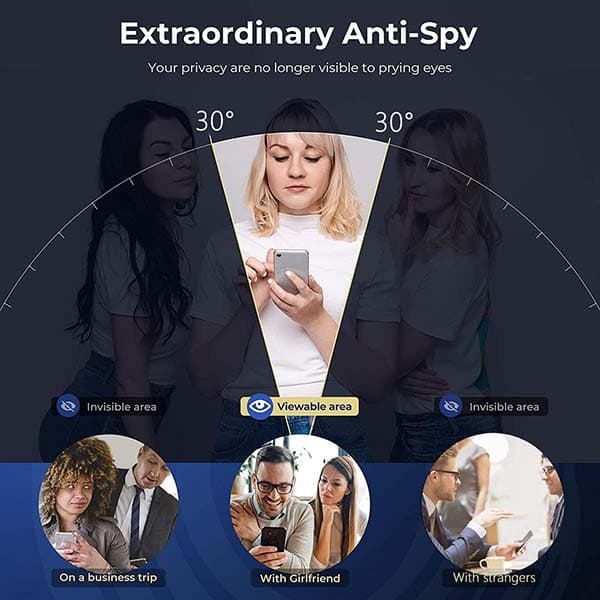 Privacy Full Glass For Xiaomi Redmi Note 13 4G — تصویر ۵