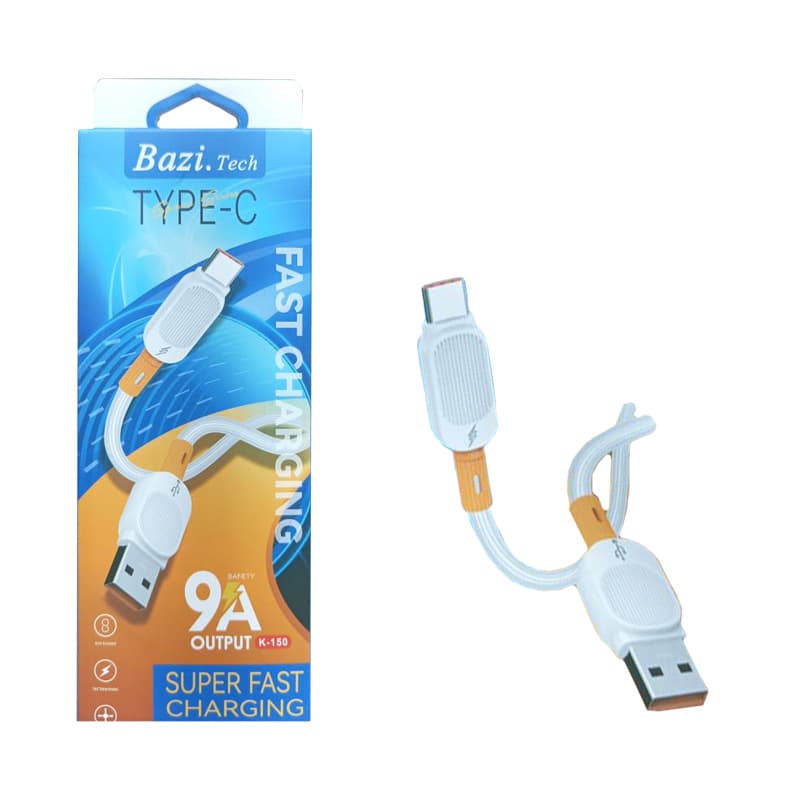 کابل شارژ و دیتا Type-c فست Bazi.Tech K-150