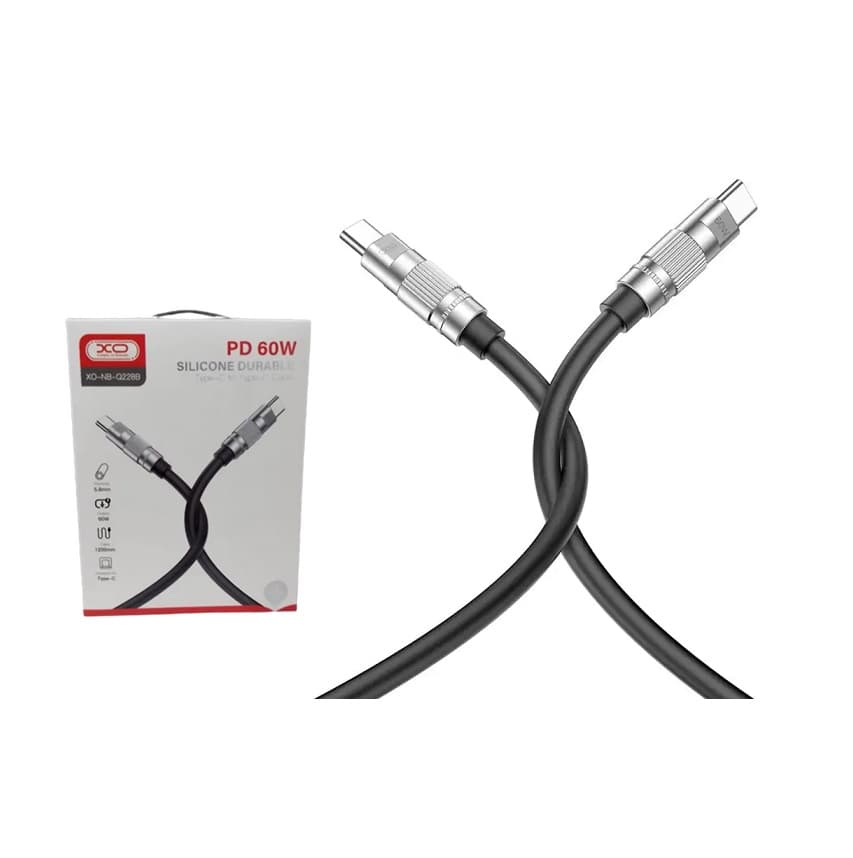 کابل تایپ سی به تایپ سی XO Q228B 60W