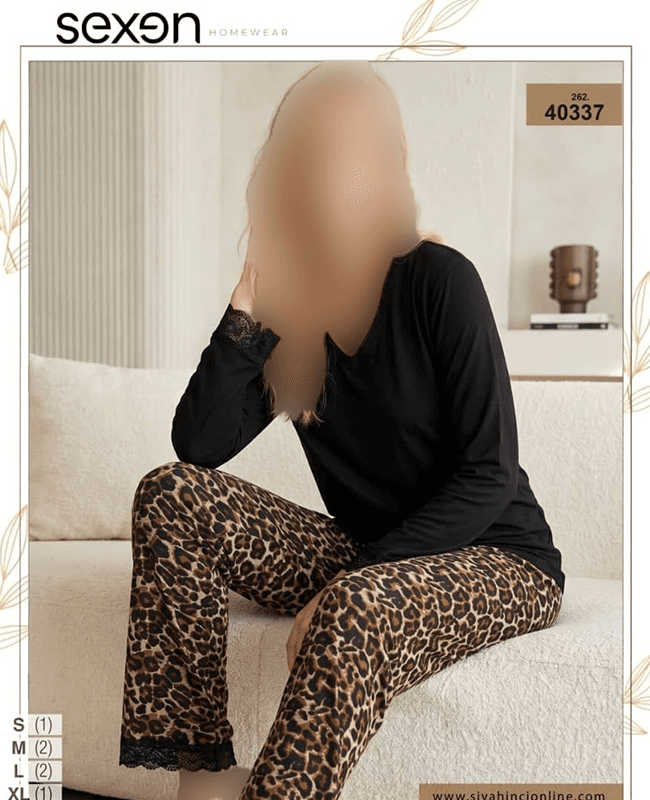 بلوز و شلوار سایز نرمال زنانه sexen کد 40337