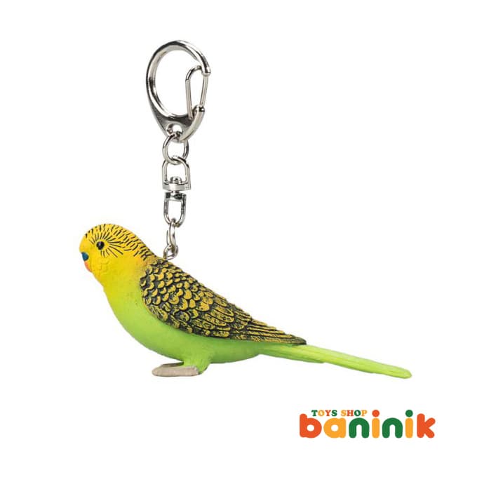 جاکلیدی موجو سری مرغ عشق سبز Mojo Green lovebird Keychain