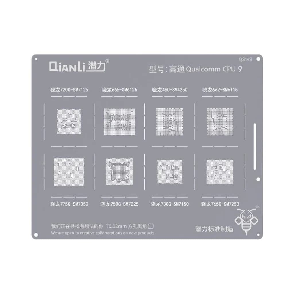 شابلون کیانلی Qianli QS149 Qualcomm CPU 9 — تصویر ۲