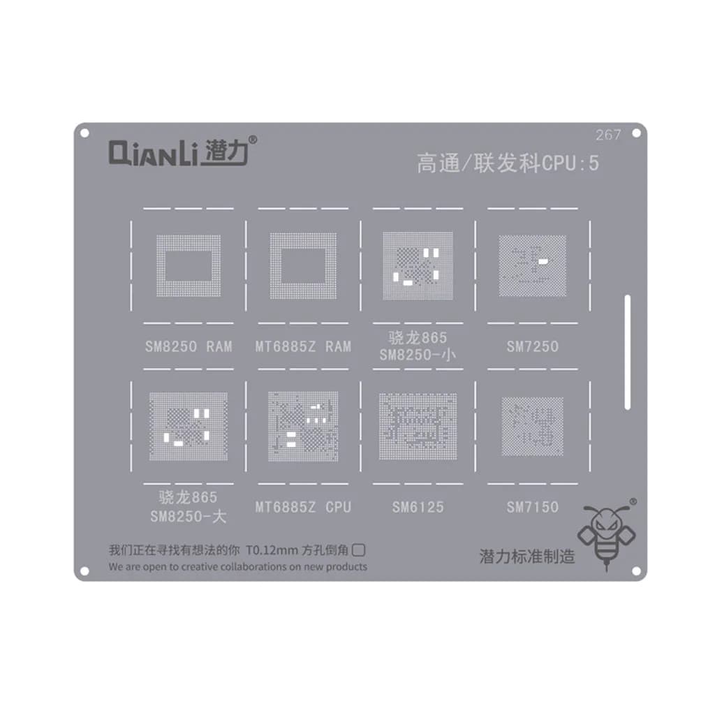 شابلون کیانلی Qianli QS267 Qualcomm MTK CPU 5