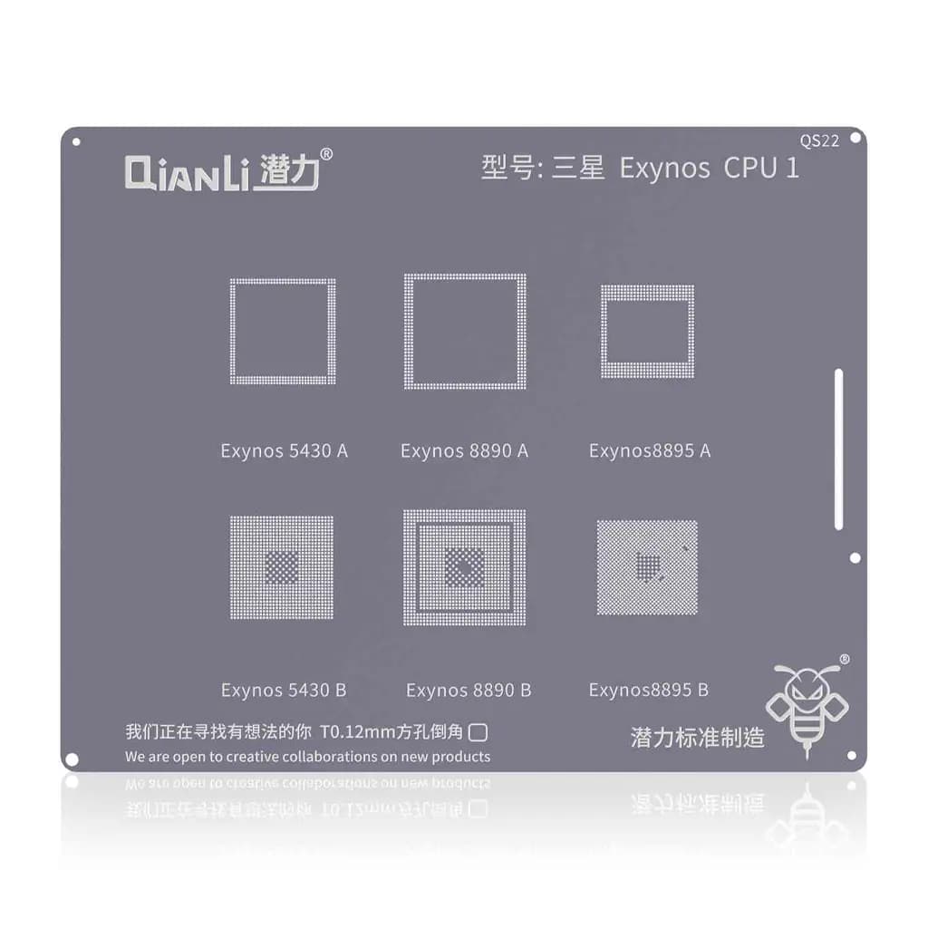 شابلون Qianli QS22 سامسونگ Exynos CPU 1 5430/8890/8895