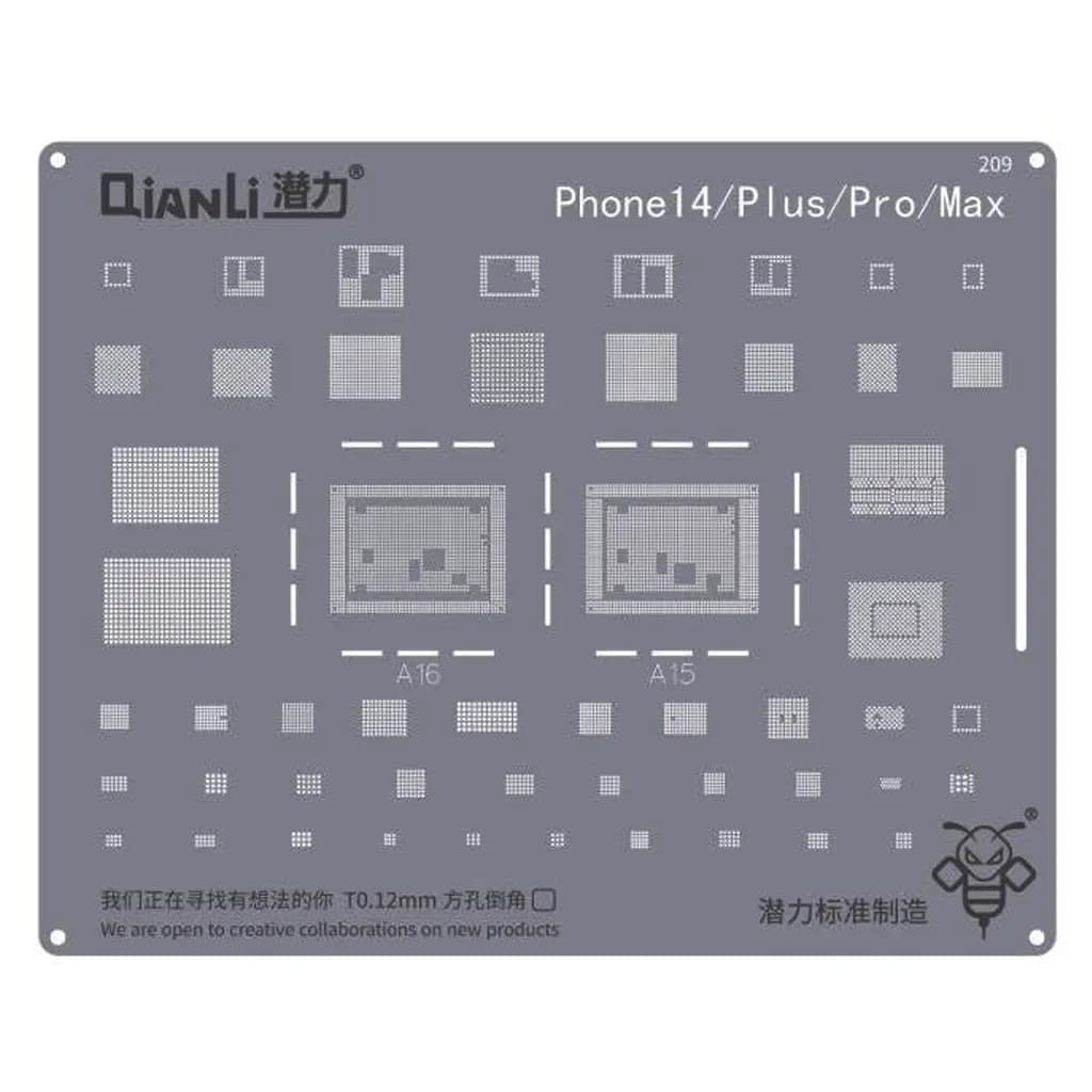 شابلون Qianli QS209 آیفون 14/14Pro/14Plus/14Pro Max