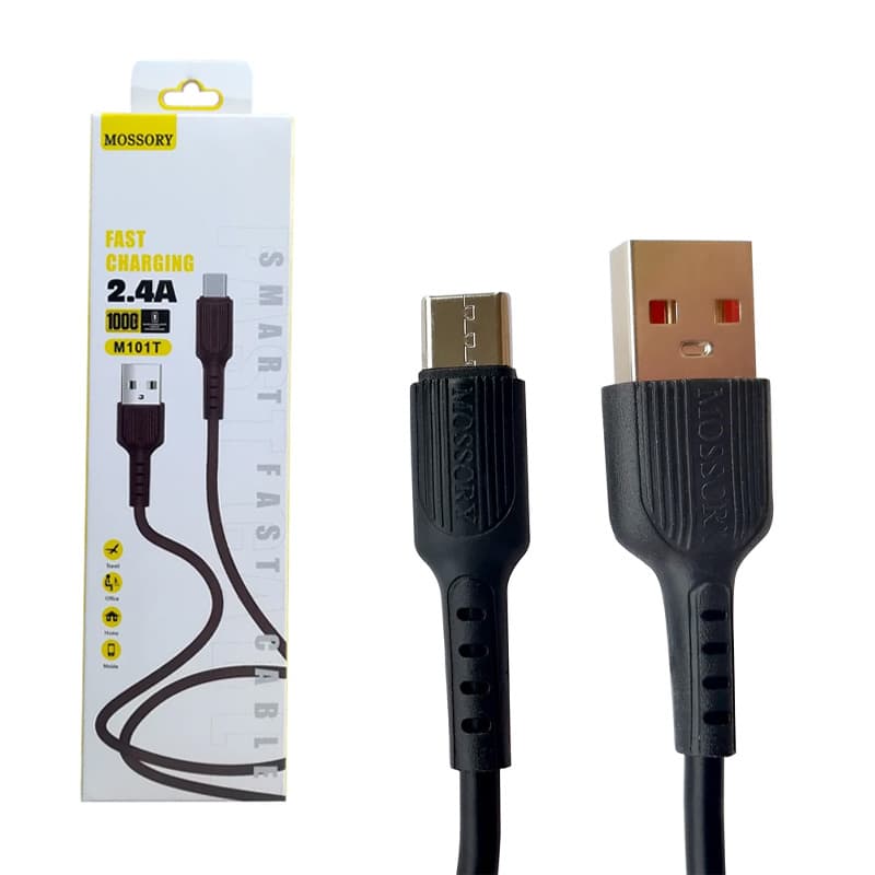 کابل شارژ میکرو فست 1 متری Mossory M101T