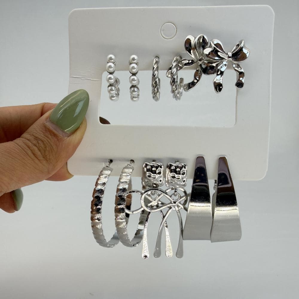پک گوشواره دخترانه طرح پاپیون کد 25621