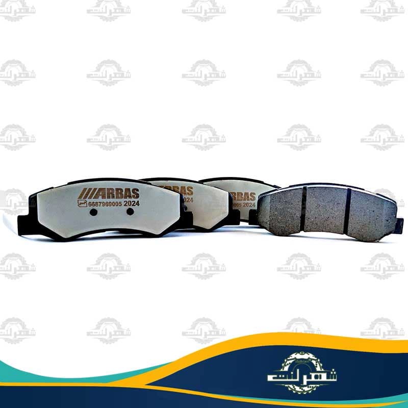 لنت ترمز جلو پژو 206 تیپ 5 مدل 1392 به بعد ارباس (ARBAS)