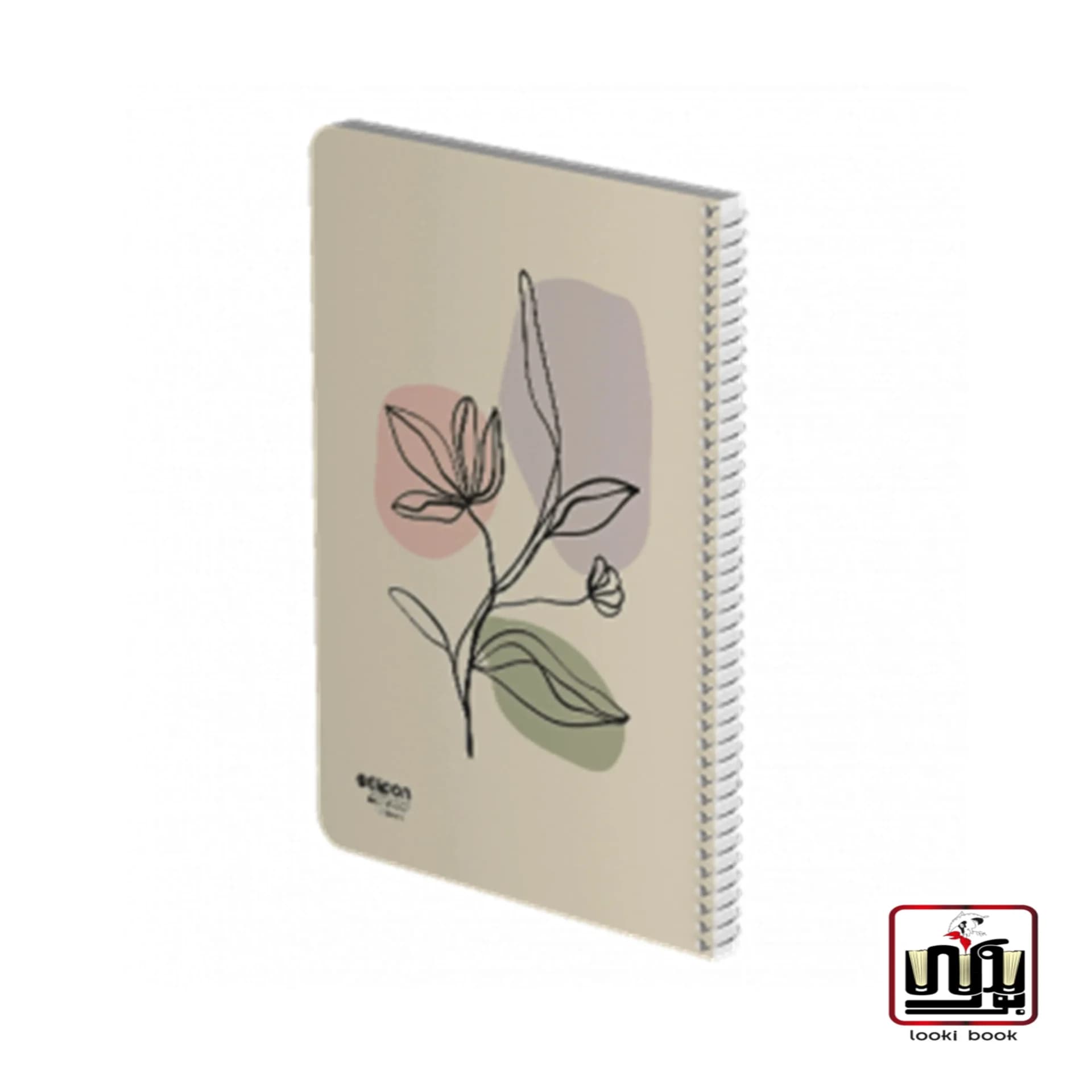 دفتر 100 برگ وزیری سیمی کلاسیک-2373112 الیپون